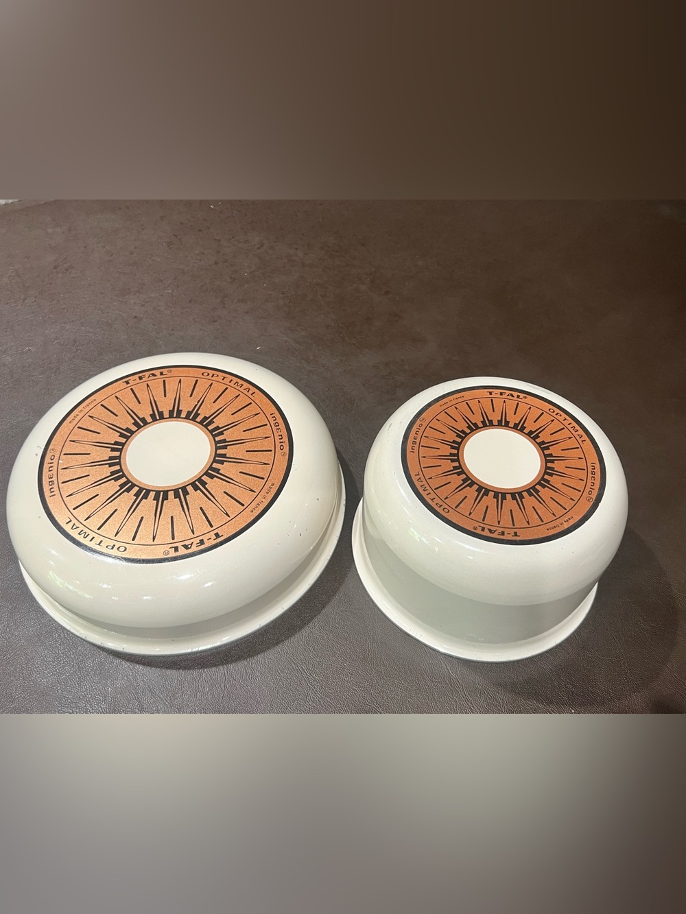 T-Fal Optimal Ingenio Non-Stick White Two-Piece Casserole Pan and Pot Set